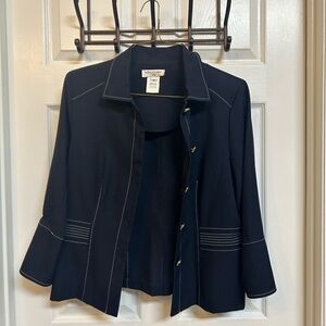 Women's size 12, Black Pants & Matching Jacket by Miss Dorby. Good condition.